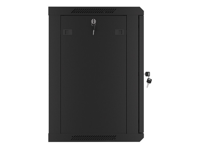 LANBERG RACKOVÁ SKŘÍŇ 19" NÁSTĚNNÁ 12U/600X450 PRO VLASTNÍ MONTÁŽ S KOVOVÝMI DVEŘMI ČERNÁ