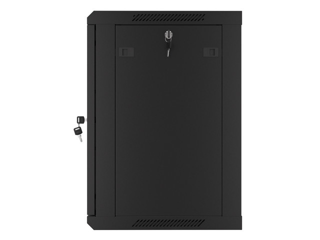 LANBERG RACKOVÁ SKŘÍŇ 19" NÁSTĚNNÁ 12U/600X450 PRO VLASTNÍ MONTÁŽ S KOVOVÝMI DVEŘMI ČERNÁ
