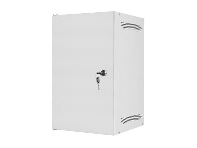 LANBERG RACKOVÁ SKŘÍŇ 10" PRO MONTÁŽ NA STĚNU 9U/280X310 PRO VLASTNÍ MONTÁŽ S KOVOVÝMI DVEŘMI ŠEDÁ