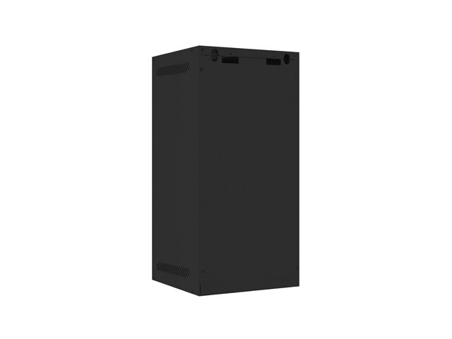 LANBERG RACKOVÁ SKŘÍŇ 10" NÁSTĚNNÁ 12U/280X310 PRO VLASTNÍ MONTÁŽ S KOVOVÝMI DVEŘMI ČERNÁ-FLAT PACK
