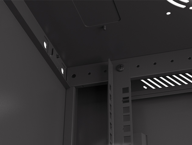 LANBERG RACKOVÁ SKŘÍŇ 19" NÁSTĚNNÁ 4U/600X450 S PERFOROVANÝMI DVEŘMI ČERNÁ (PLOCHÉ BALENÍ)