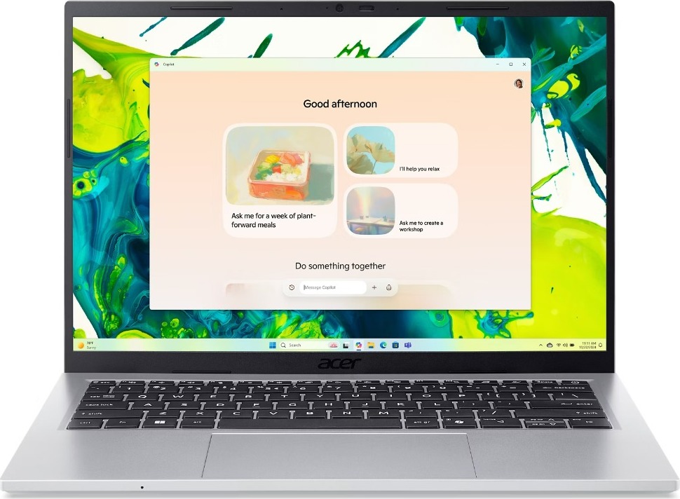 Acer Aspire Go 14/AG14-72P-570S/5-120U/14"/WUXGA/16GB/512GB/Intel int/W11H/Silver/2R