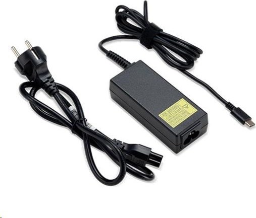 ACER Adaptér power Adaptor Acer 100W USB TYPE-C ADAPTER, BLACK, EU POWER CORD - pro zařízení s AC adapterem Type-C