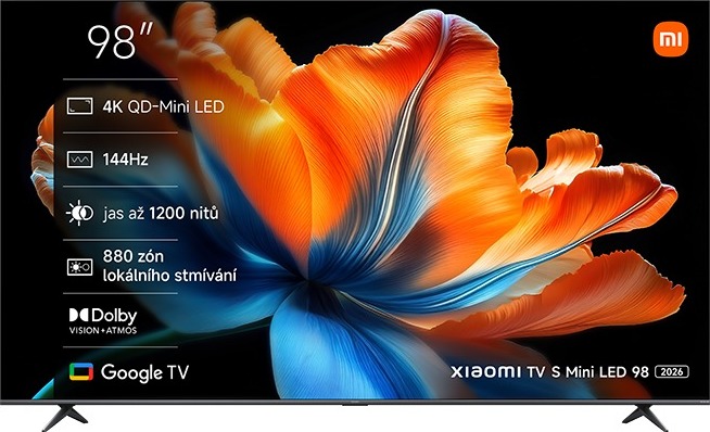 Xiaomi Xiaomi/TV S Mini LED 98 2026/98"/4K UHD/Šedá