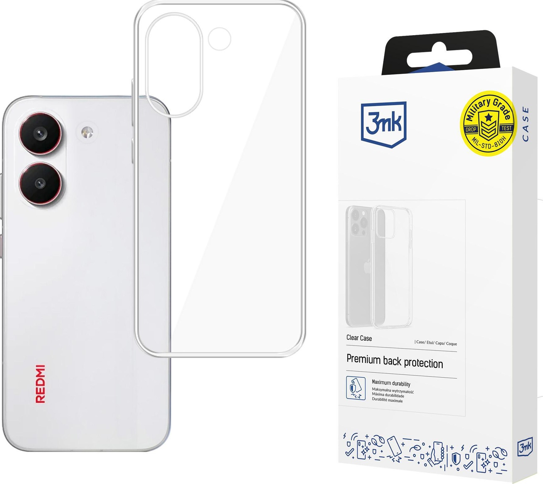 3mk ochranný kryt Clear Case pro POCO X8 Pro