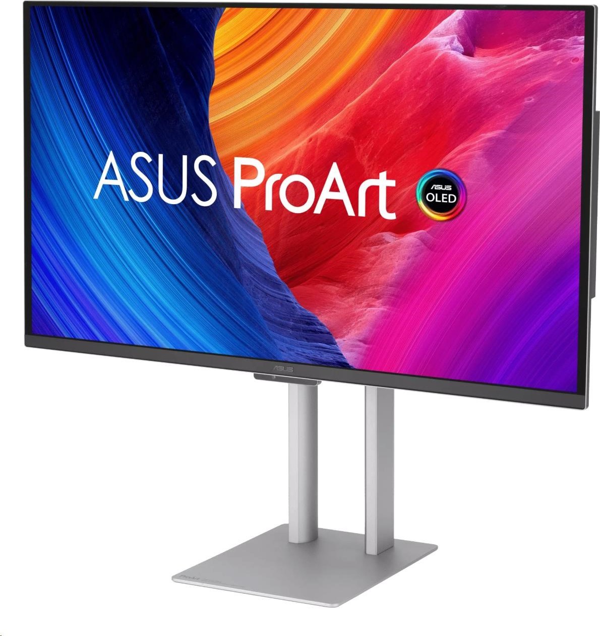 ASUS LCD 27" PA27UCDMR ProArt Display, 4K UHD, QD-OLED, Ultraslim, 240Hz, 0,1ms, HDR10, 99% DCI-P3, Thunderbolt4, Silver