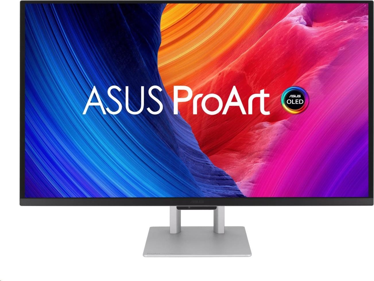 ASUS LCD 27" PA27UCDMR ProArt Display, 4K UHD, QD-OLED, Ultraslim, 240Hz, 0,1ms, HDR10, 99% DCI-P3, Thunderbolt4, Silver