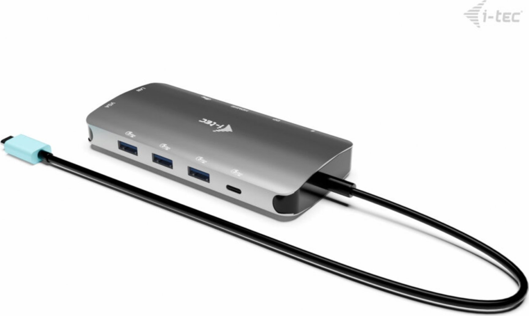 i-tec USB-C Metal Nano 3x Display (DP, HDMI and VGA) Docking Station, PD 100 W