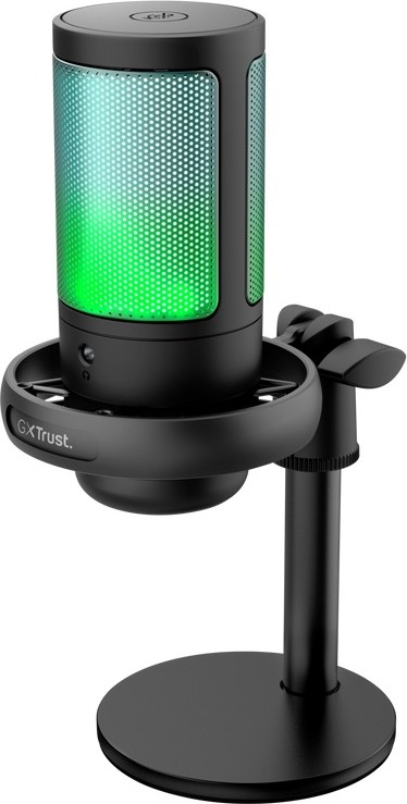 TRUST mikrofon GXT238 Auron, USB-C, RGB, černá