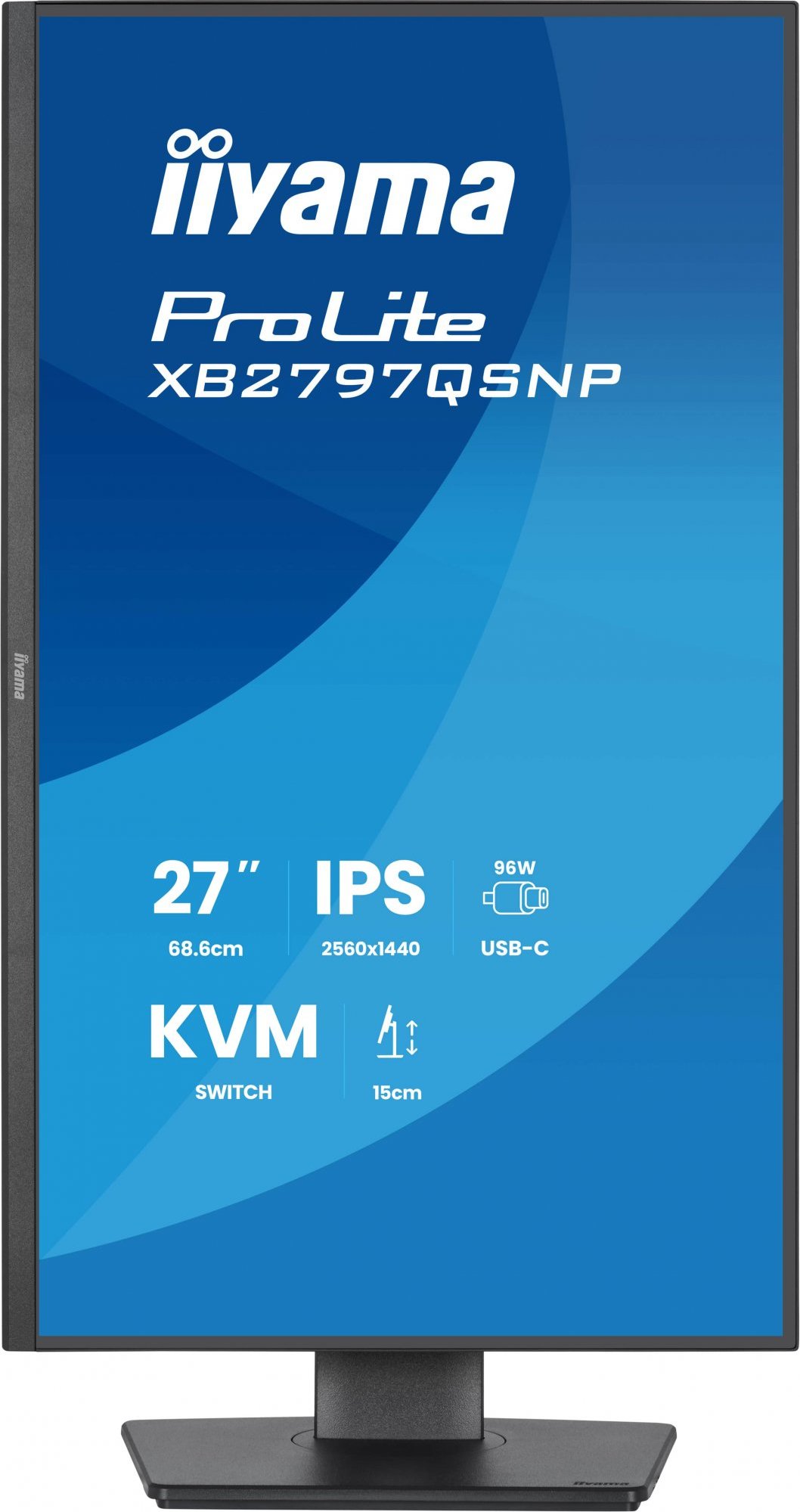 iiyama ProLite/XB2797QSNP-B1/27"/IPS/QHD/75Hz/1ms/Černá/5R