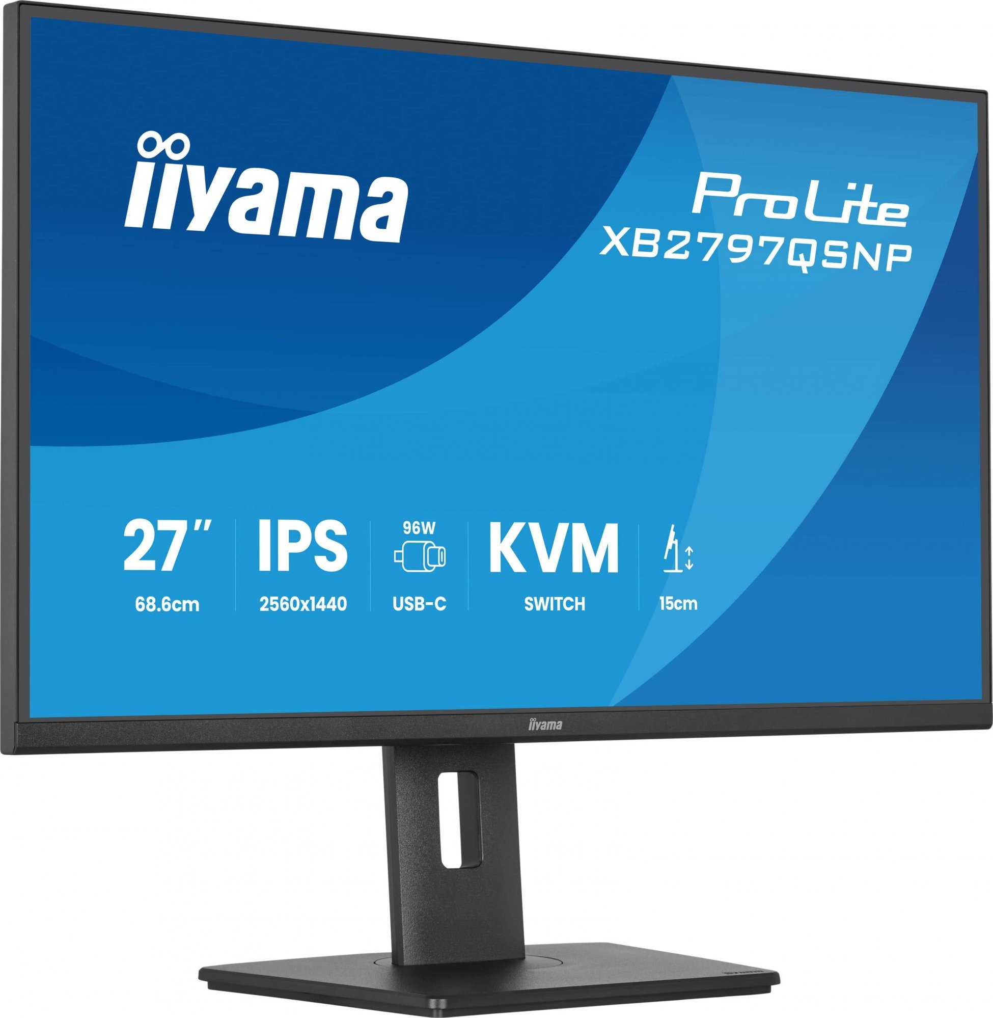 iiyama ProLite/XB2797QSNP-B1/27"/IPS/QHD/75Hz/1ms/Černá/5R