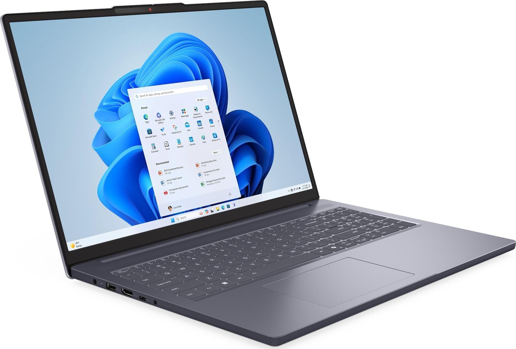 Lenovo IdeaPad Slim 3/16ARP10/R5-150/16"/WUXGA/16GB/512GB/AMD int/W11H/Gray/2R