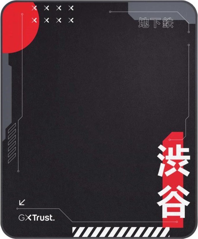 TRUST podložka pod herní křeslo - GXT 715 Chair mat, černo-červená