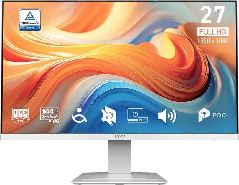 MSI Pro/MP273W E14A/27"/IPS/FHD/144Hz/1ms/Bílá/3R