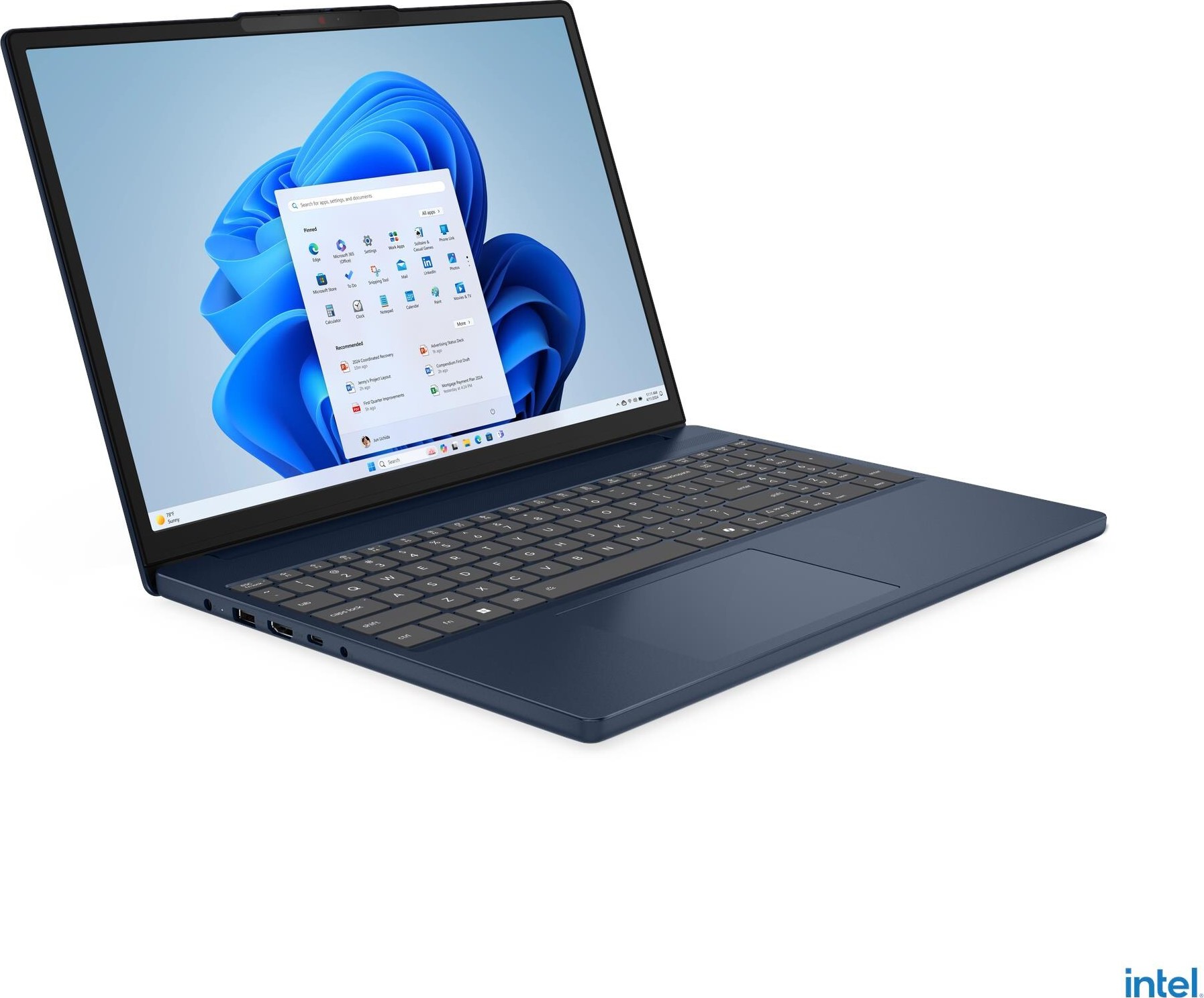 Lenovo IdeaPad Slim 3/15IRH10/i5-13420H/15,3"/WUXGA/16GB/512GB/Intel int/W11H/Blue/2R