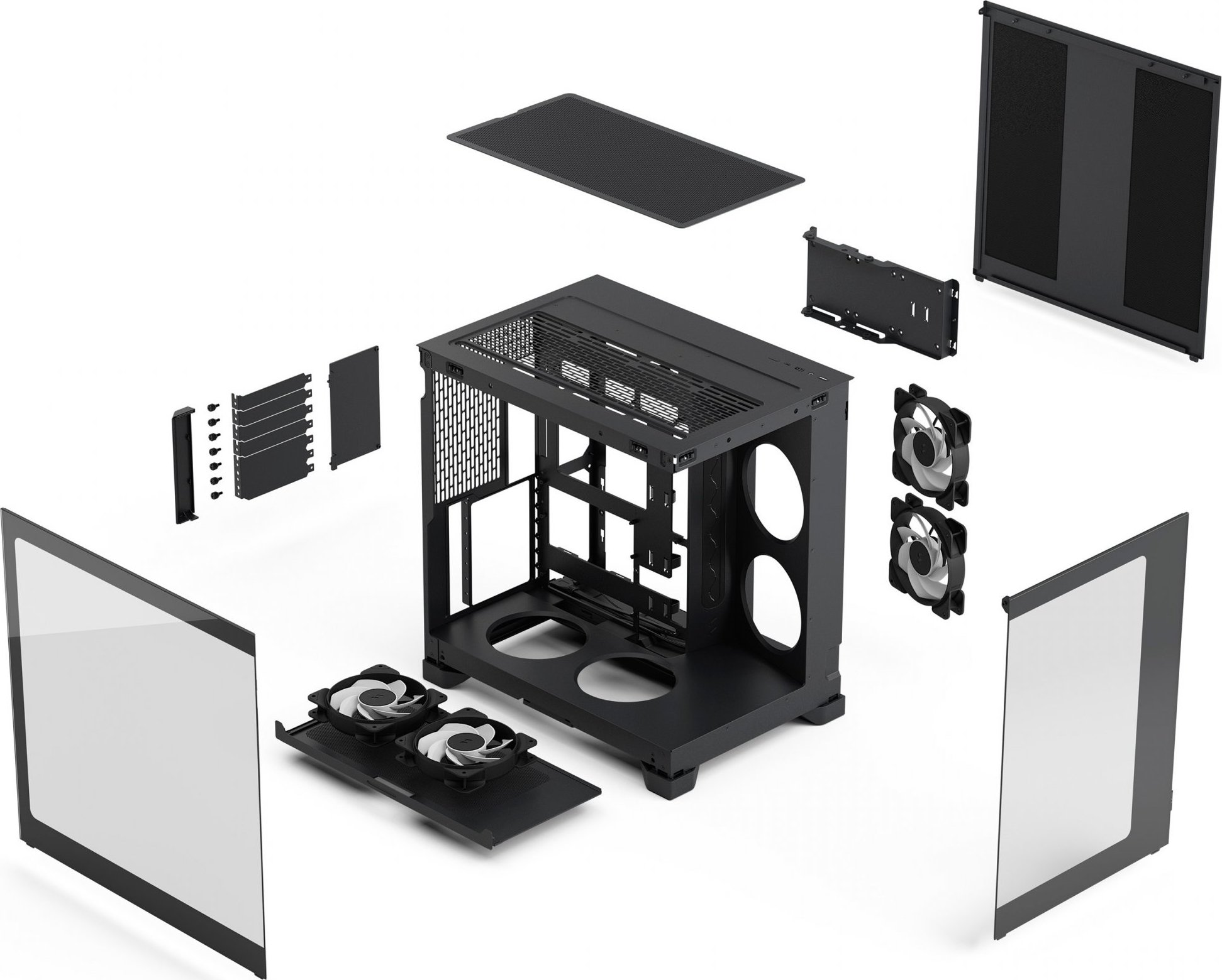 Fractal Design Fractal Pop 2 Vision/Midi Tower/Transpar./Černá