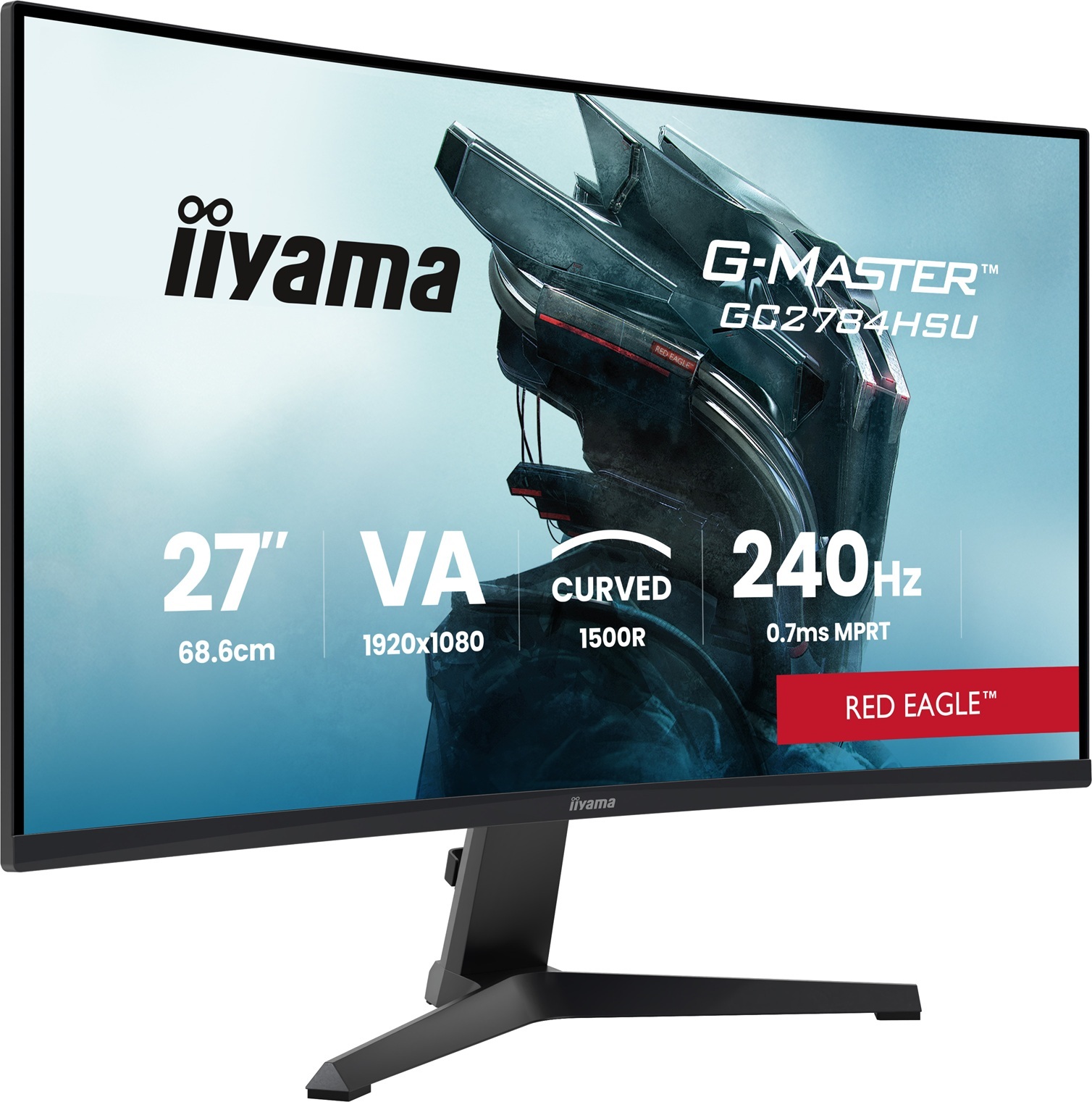 iiyama G-Master/GC2784HSU-B1/27"/VA/FHD/240Hz/0,7ms/Černá/3R