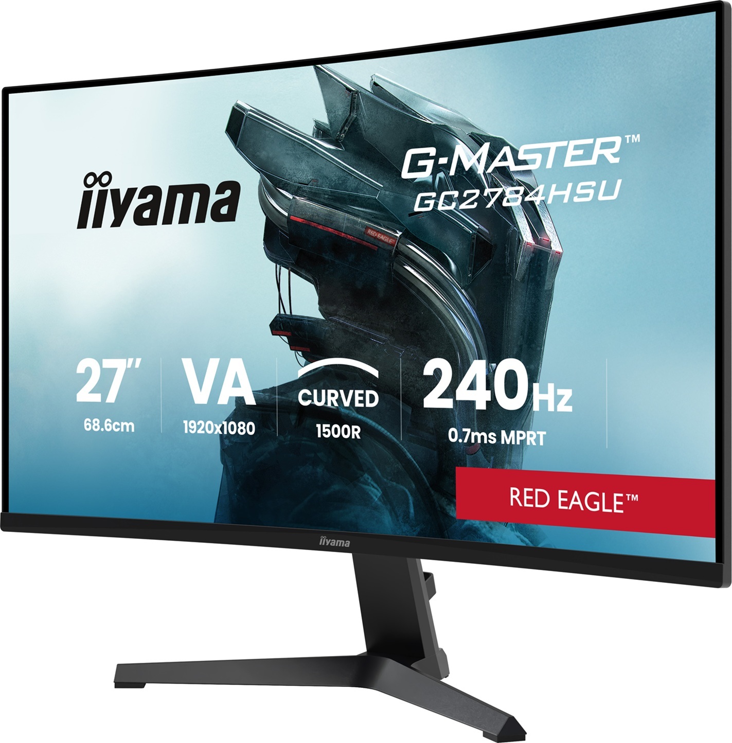iiyama G-Master/GC2784HSU-B1/27"/VA/FHD/240Hz/0,7ms/Černá/3R