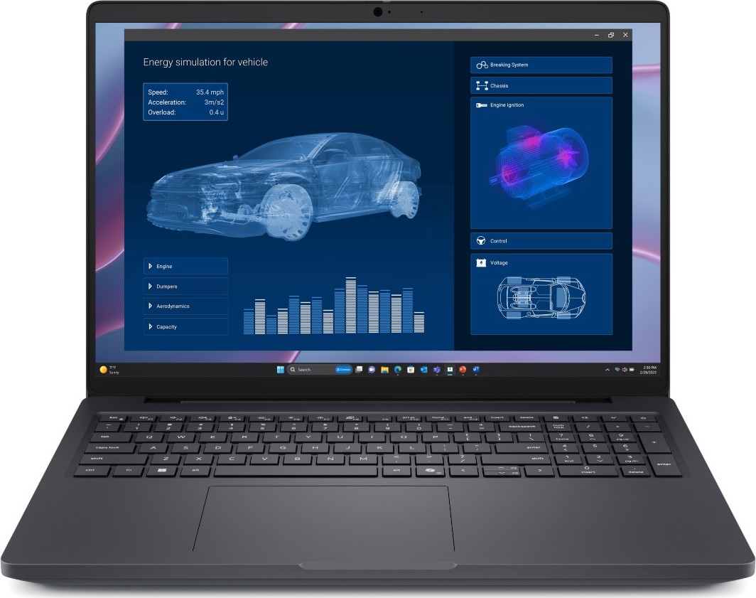 Dell Pro Max/16 MC16255/AI7PRO-350/16"/WUXGA/32GB/512GB/RTX 500/W11P/Gray/3R NBD