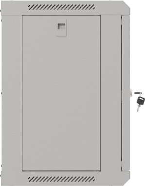 LANBERG 19" RACKOVÁ SKŘÍŇ PRO MONTÁŽ NA STĚNU 9U/540X350 (FLAT PACK) S PROSKLENÝMI DVEŘMI ŠEDÁ