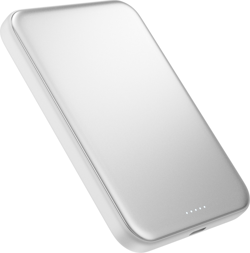 Epico Qi2 25W 5000mAh Mag+ powerbanka EM55 - stříbrná