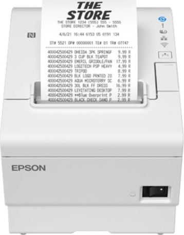 EPSON POKLADNÍ SYSTÉMY EPSON pokladní tiskárna TM-T88VII bílá, 2xUSB, Ethernet, fixní rozhraní