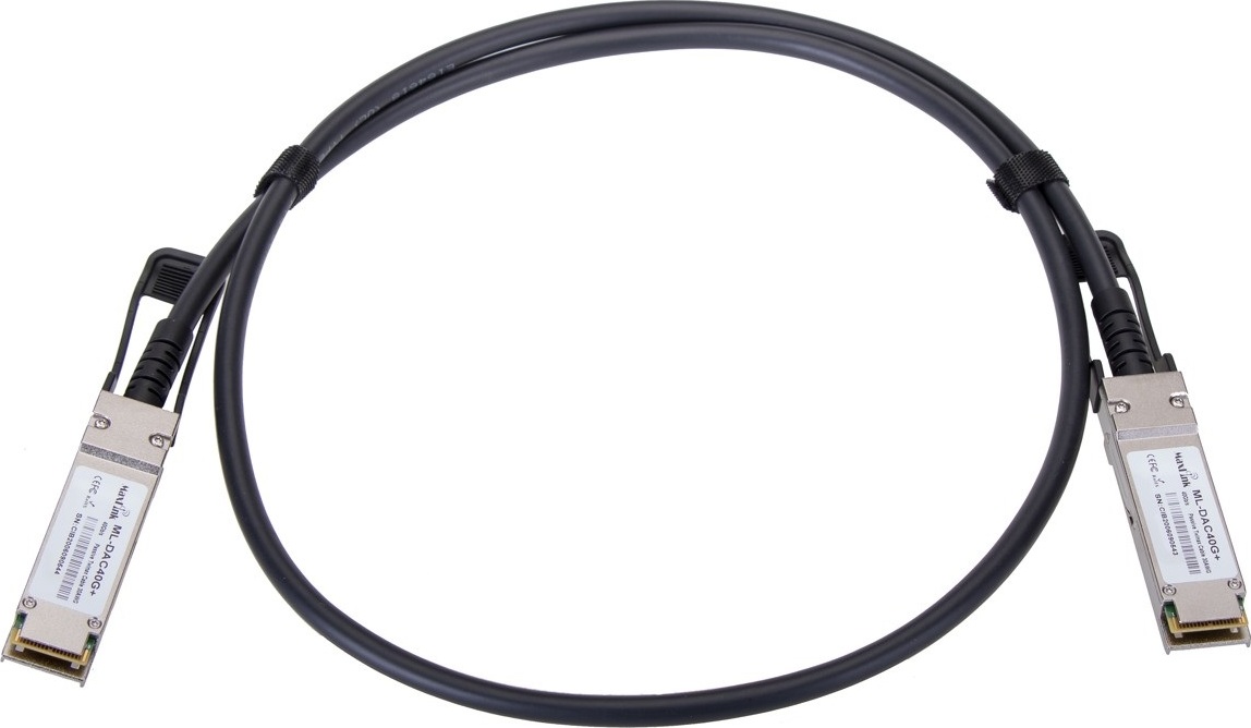 MaxLink 40G QSFP+ DAC kabel, 1m