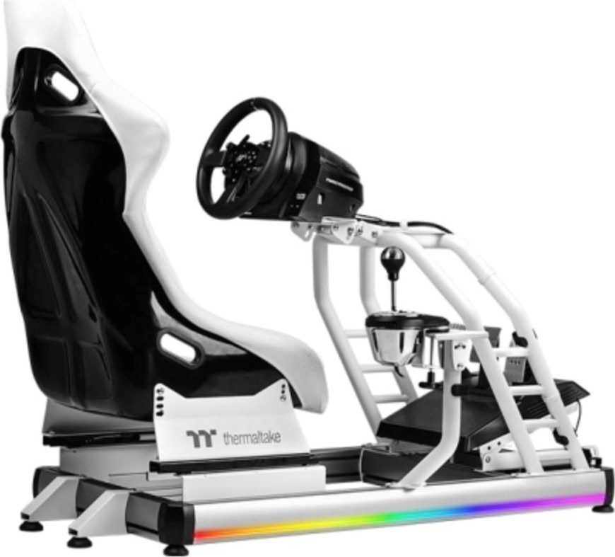 THERMALTAKE Závodní kokpit GR500 Racing Simulator Cockpit, Bílá