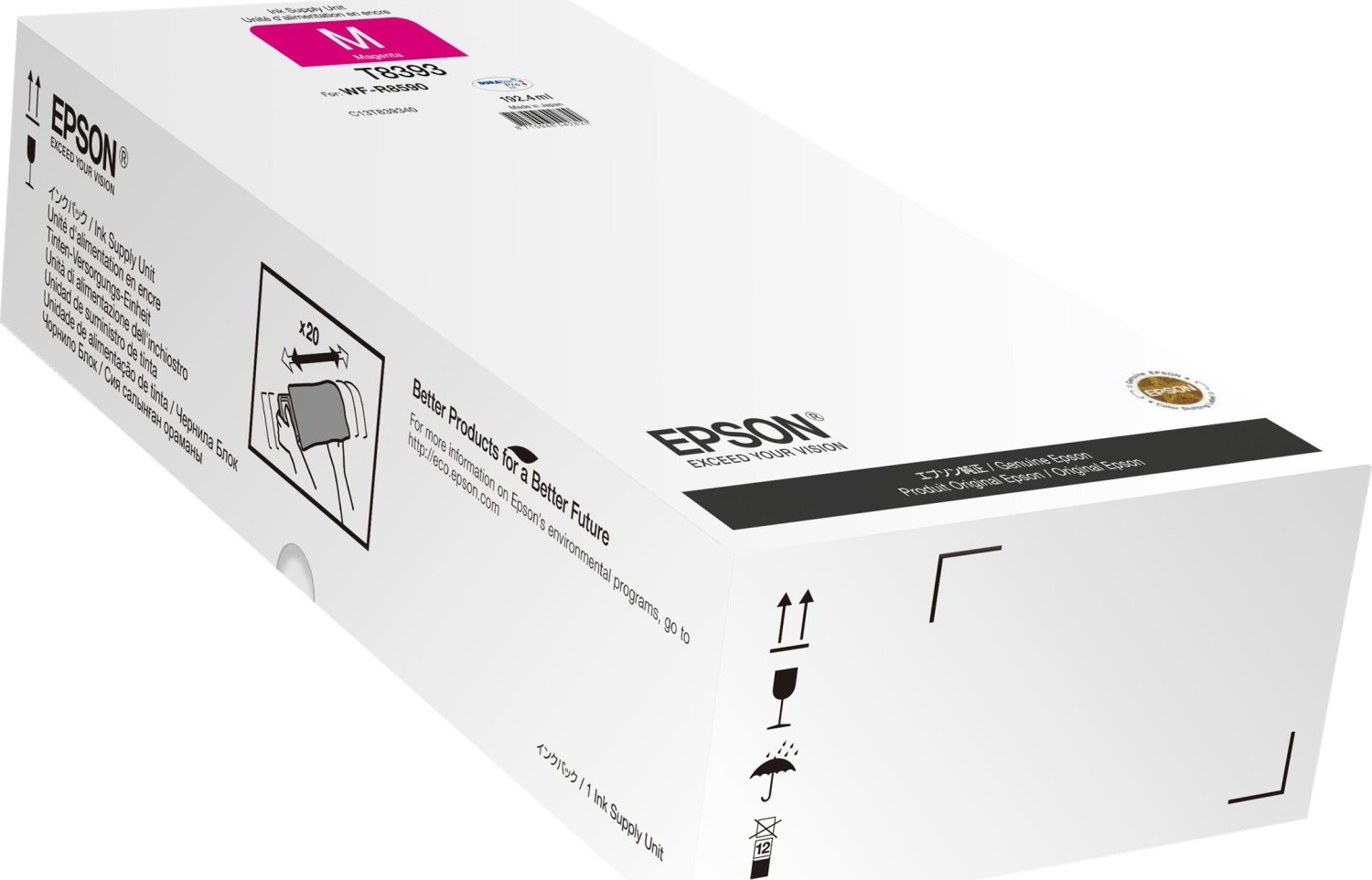 EPSON WorkForce Pro WF-R8590 Magenta XL Ink Supply Unit 192,4 ml (20,000 str.)