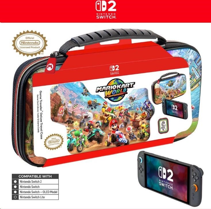Bigben Luxusní cestovní pouzdro NS212MKW s motivem Mario Kart World