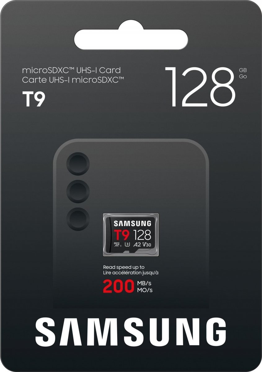 Samsung T9 microSD 128GB + USB Adaptér