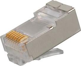 Solarix Konektor RJ45 CAT6 STP 8p8c na drát,100ks