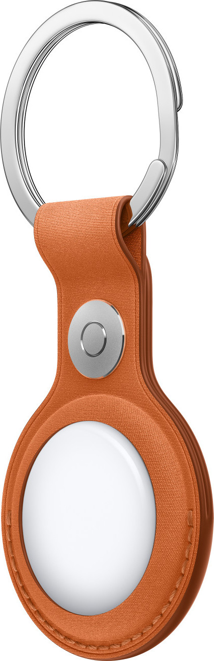 Apple AirTag FineWoven Key Ring - Fox Orange