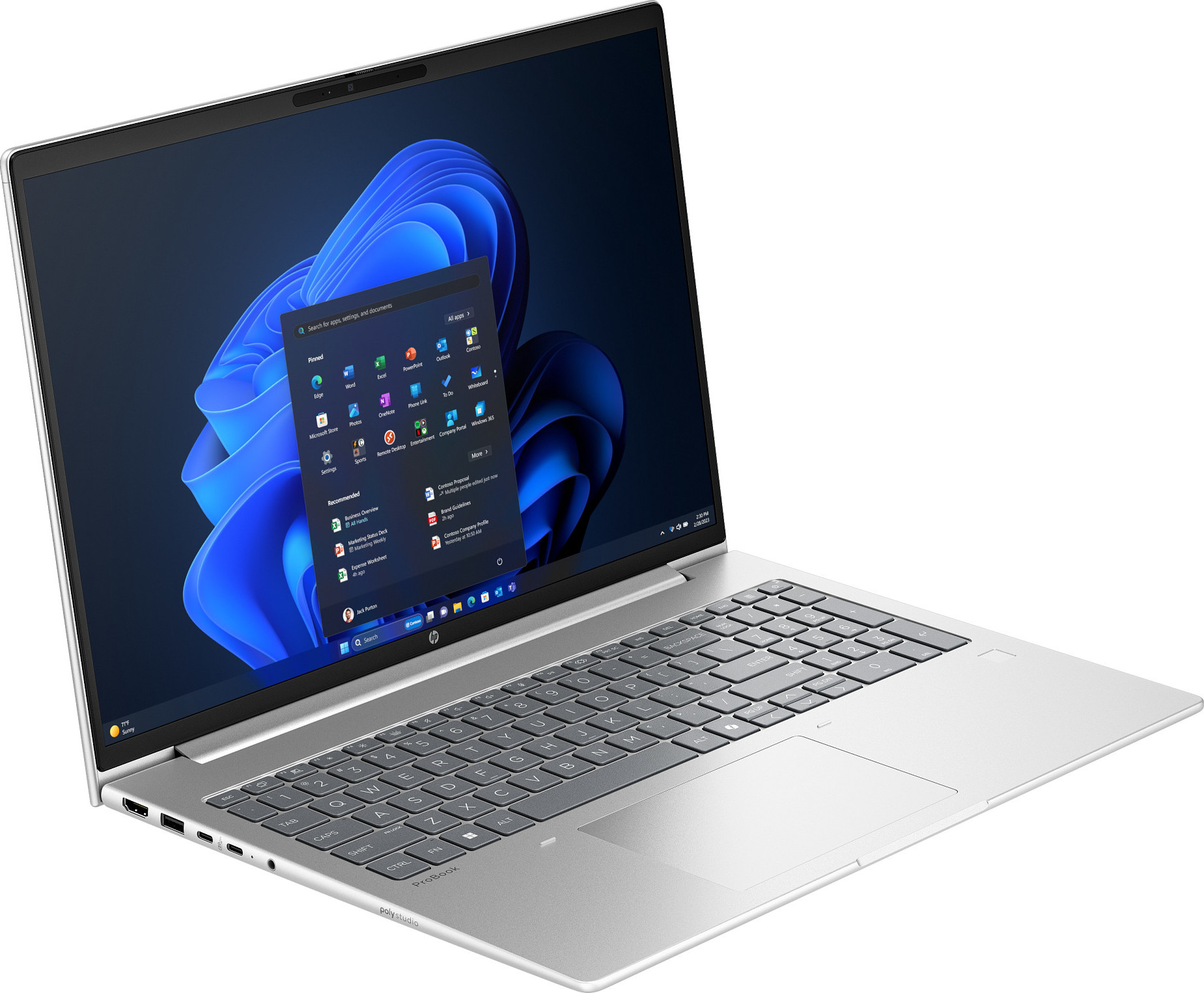 HP Inc. HP NTB ProBook 4 G2a 16" R5-230 WUXGA 300FHD, 1x16GB, 512GB, WiFi6E, BT, backlit keyb,bez adapteru, Win11Pro,3y PUR
