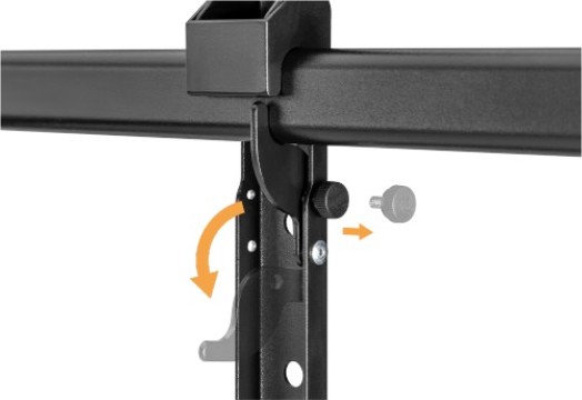 Výsuvný držák Brateck LPA77-696 pro TV 60"-120" 120kg polohovatelný nástěnný Heavy Duty