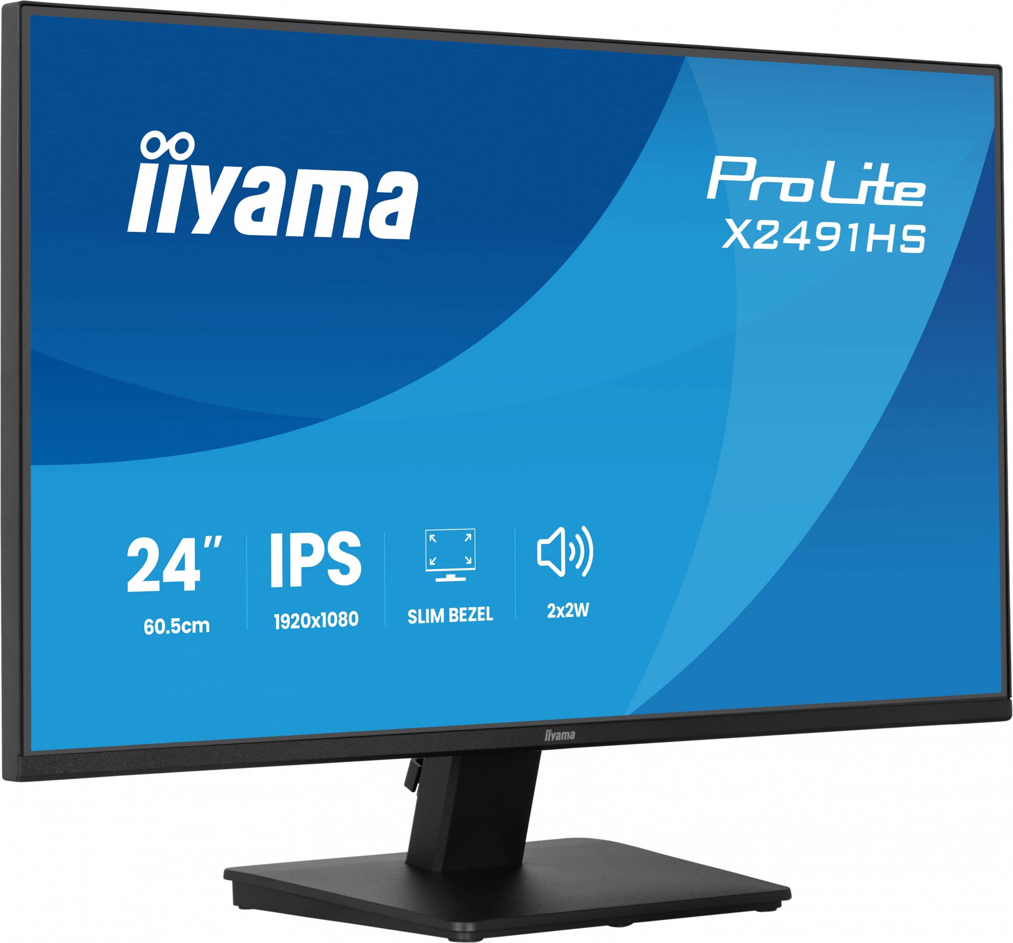 iiyama ProLite/X2491HS-B1/23,8"/IPS/FHD/120Hz/1ms/Černá/3R