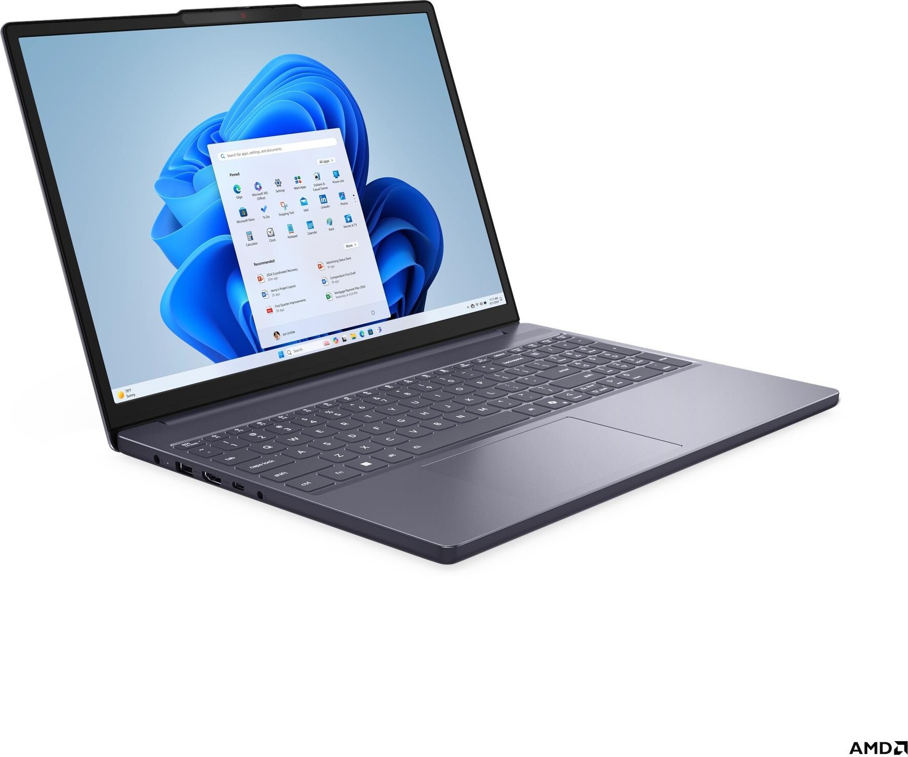LENOVO NTB IdeaPad Slim 3 15ARP10 - Ryzen™ 7 170,15.3" WUXGA IPS,16GB,512SSD,HDMI,AMD Radeon™ 680M,W11H,2Y CC