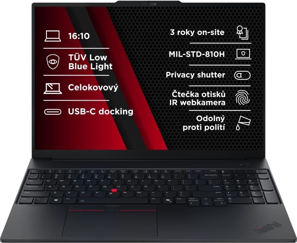 LENOVO NTB ThinkPad E16 G3 - Ryzen 5 220,16" WUXGA IPS,16GB,512SSD,HDMI,AMD Radeon 740M,W11P,3Y Onsite