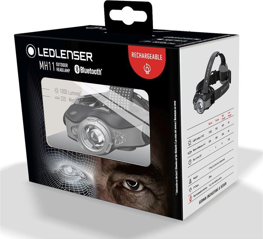 Ledlenser MH11 čelová svítilna, šedá