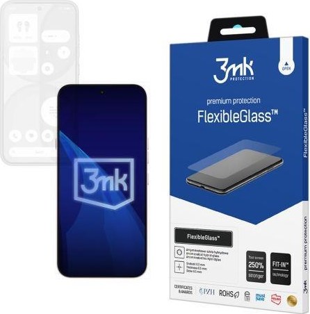 3mk hybridní sklo FlexibleGlass pro Nothing Phone (4a)