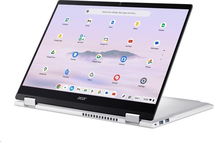 ACER NTB Chromebook Plus Spin 514 (CP514-5HN-K65H),Kompanio Ultra 910,14"WUXGA,12GB,256GB UFS,Arm Imm,Chrome OS,Silver