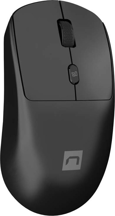 Laserová bezdrátová myš Natec HAWK 2/Kancelářská/Laserová/3 200 DPI/Bezdrátové USB/Černá