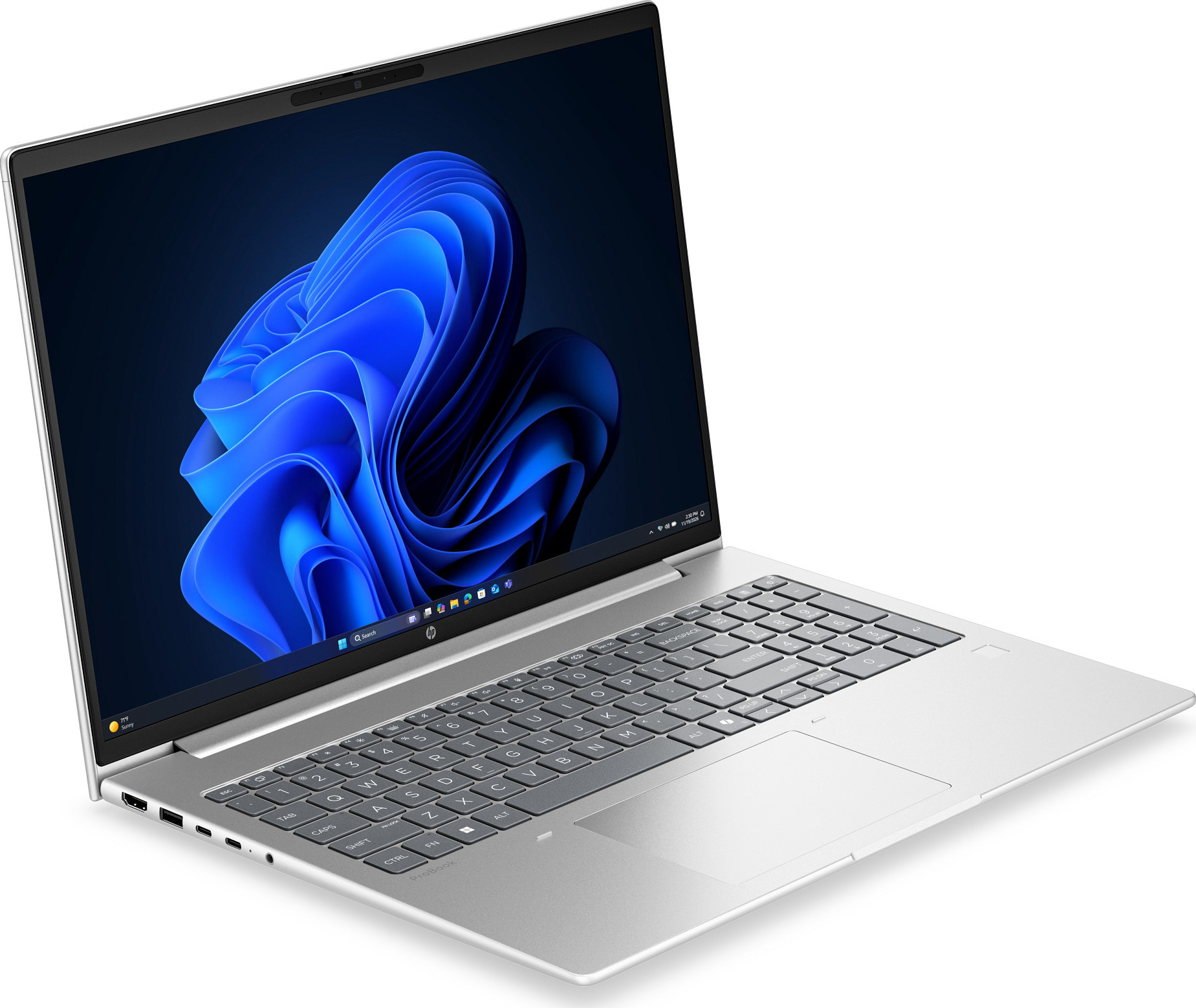 HP Inc. HP NTB ProBook 4 G2a 16" R7-250 WUXGA 300FHD, 1x16GB, 512GB, WiFi6E, BT, backlit keyb,bez adapteru, Win11Pro,3y PUR