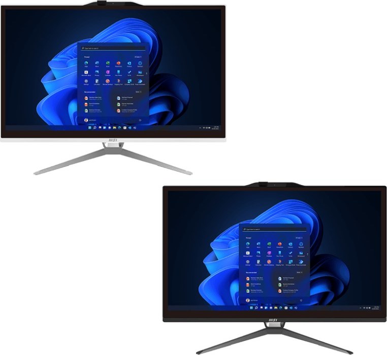 MSI PC AIO PRO AP222T (PRO AP222T 14MA-663XEU), i3-14100, 21.5" FHD, Anti-Glare, Touch, 16GB, 512GB SSD, NoOS, Black
