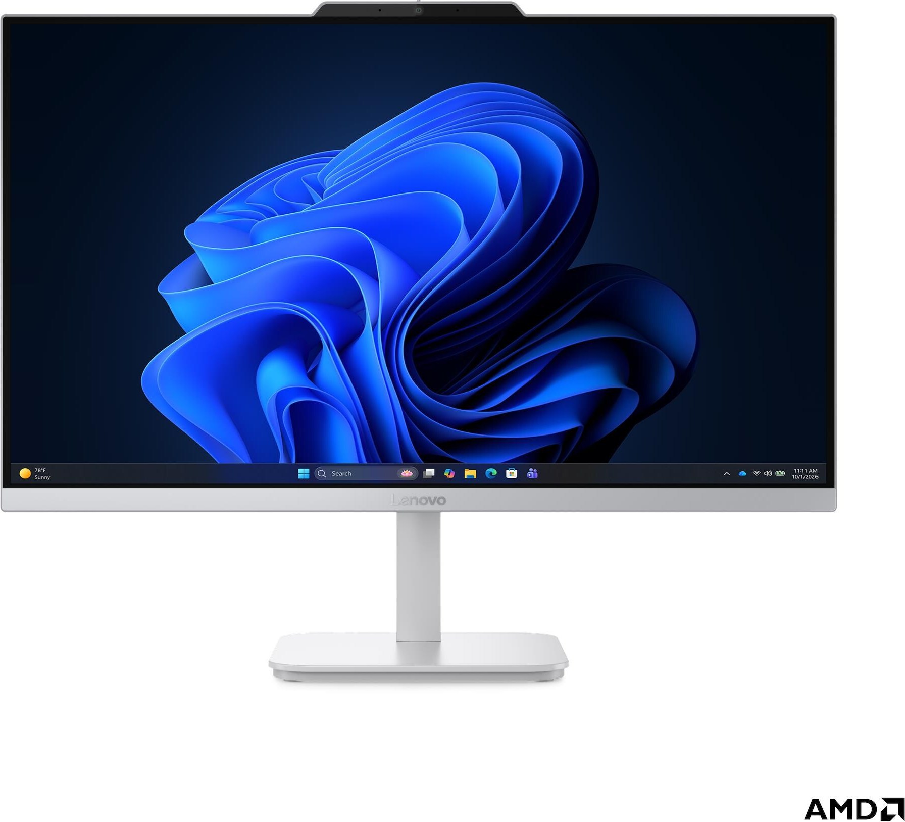 Lenovo A/A105 24/23,8"/FHD/R5-40/16GB/1TB/AMD int/bez OS/Šedá/2R