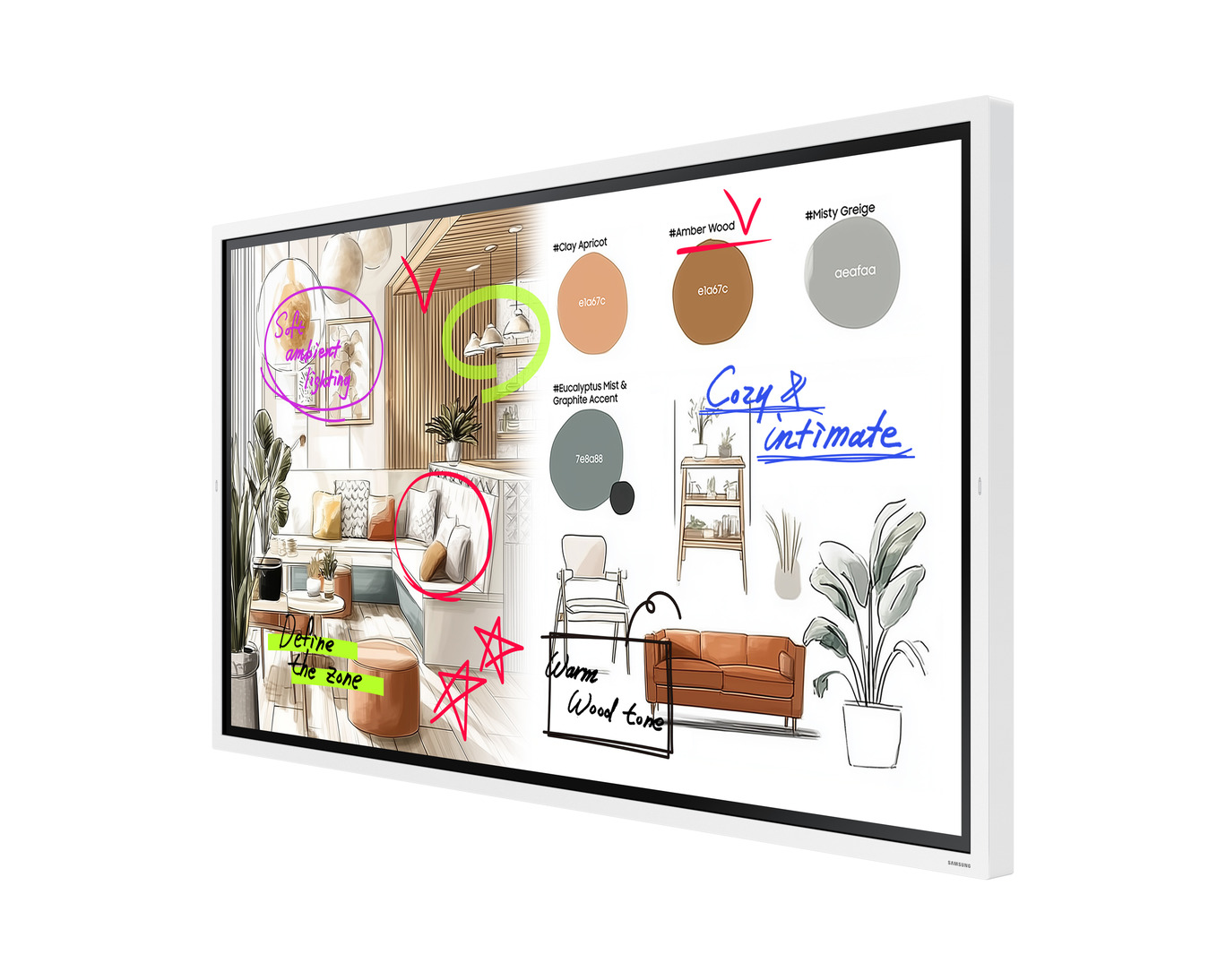 65" LED Samsung WM65FX- Flip Pro,UHD,450cd,12/7