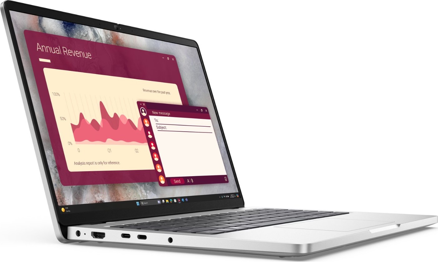Dell Pro 14/PC14250/U7-255U/14"/WUXGA/32GB/512GB/Iris Xe/W11P/Platinum/3RNBD