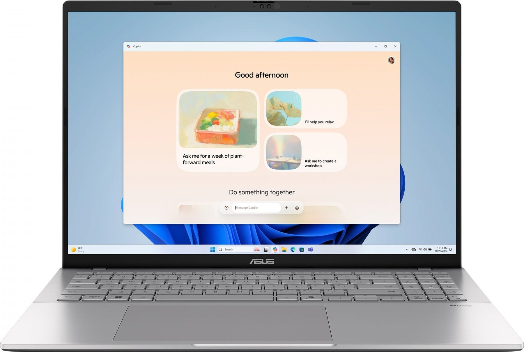 ASUS Vivobook S16/M3607GA-OLED037/AI7-445/16"/WUXGA/32GB/512GB/AMD int/bez OS/Silver/2R