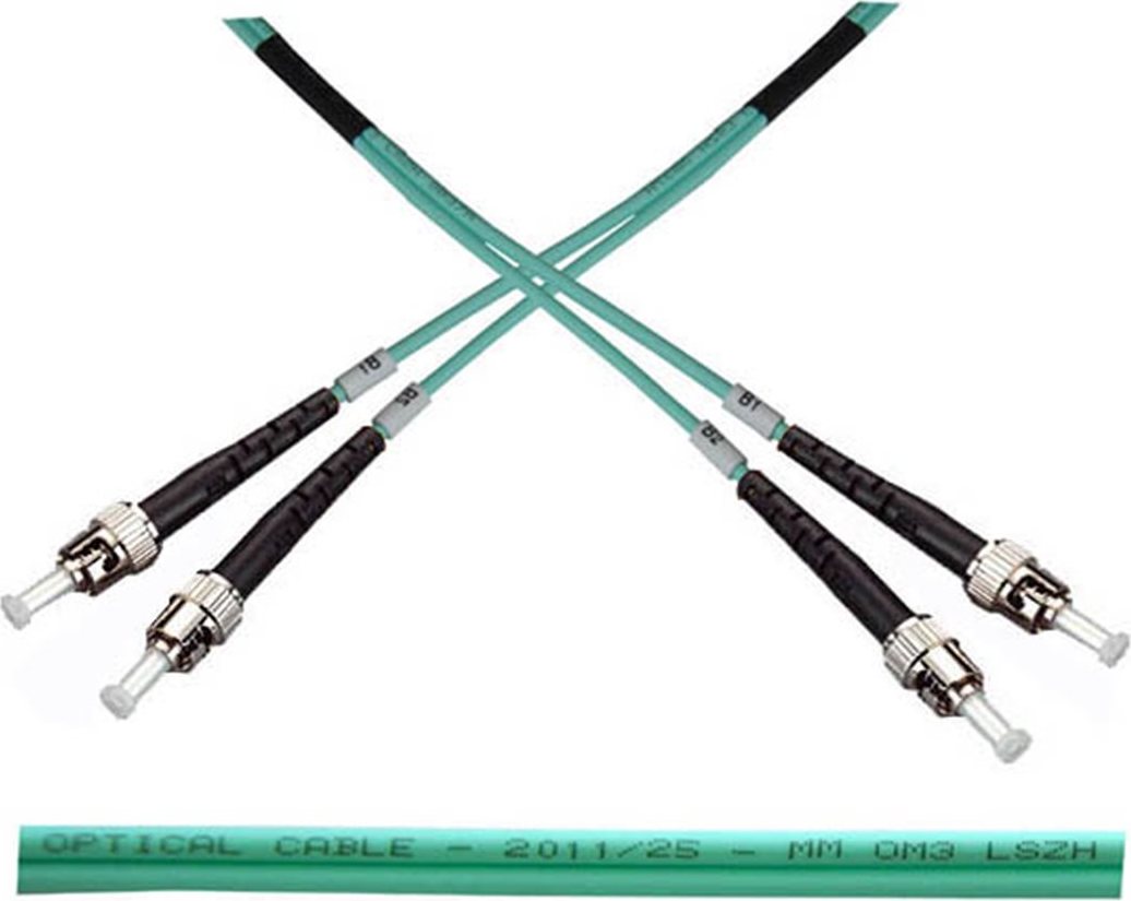 OEM Optický patch kabel duplex ST-ST 50/125 MM 5m OM3