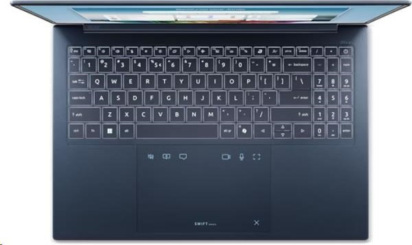 ACER NTB Swift Edge 16 AI (SFE16-I51-92L1),Ultra 9 386H,16"WQXGA+,32GB,1TB SSD,Intel Graphics,W11H,Blue